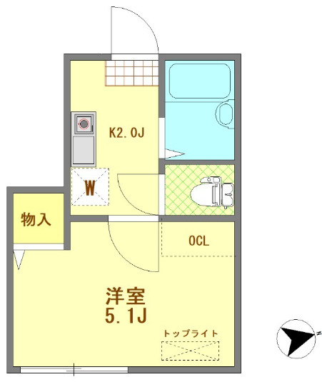 中野区若宮新築アパートの間取り