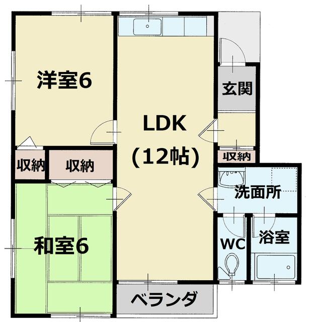 田の上４丁目アパートの間取り