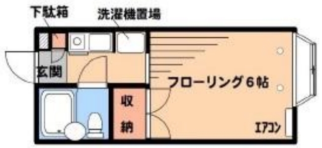 Kハイツの間取り