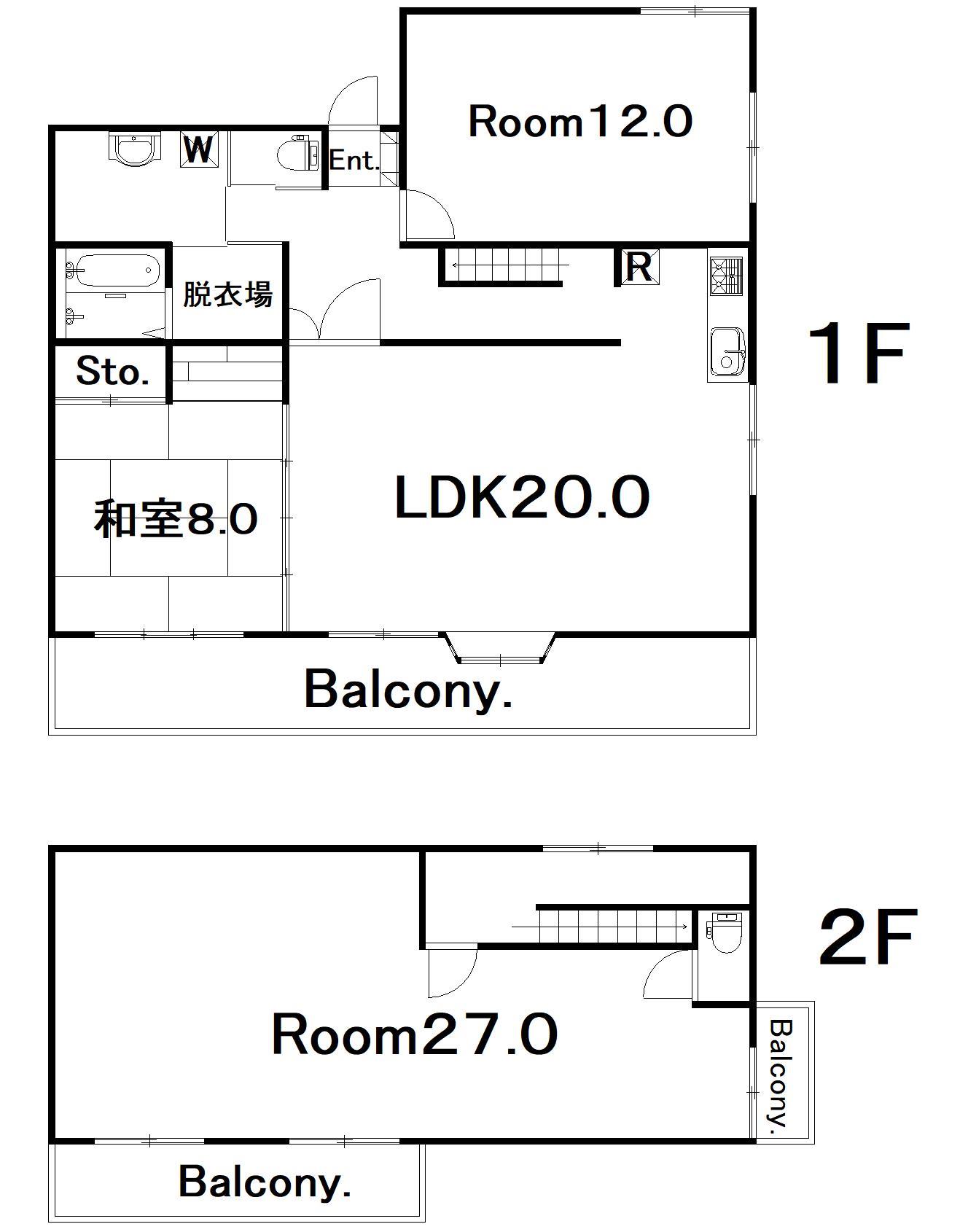 【リバー山王の間取り】