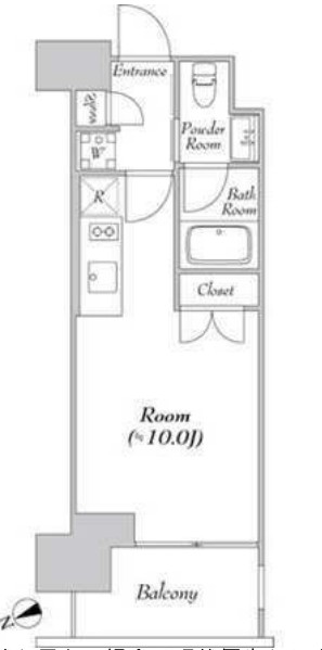 カナルフロント芝浦の間取り