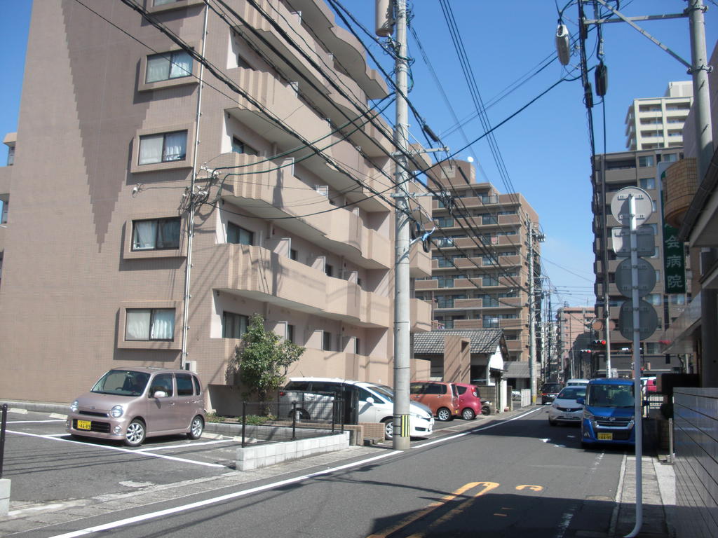 建物外観　４階桜島側角部屋