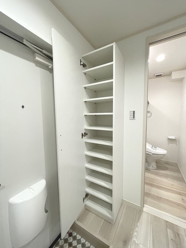 玄関　大容量のシューズボックス♪