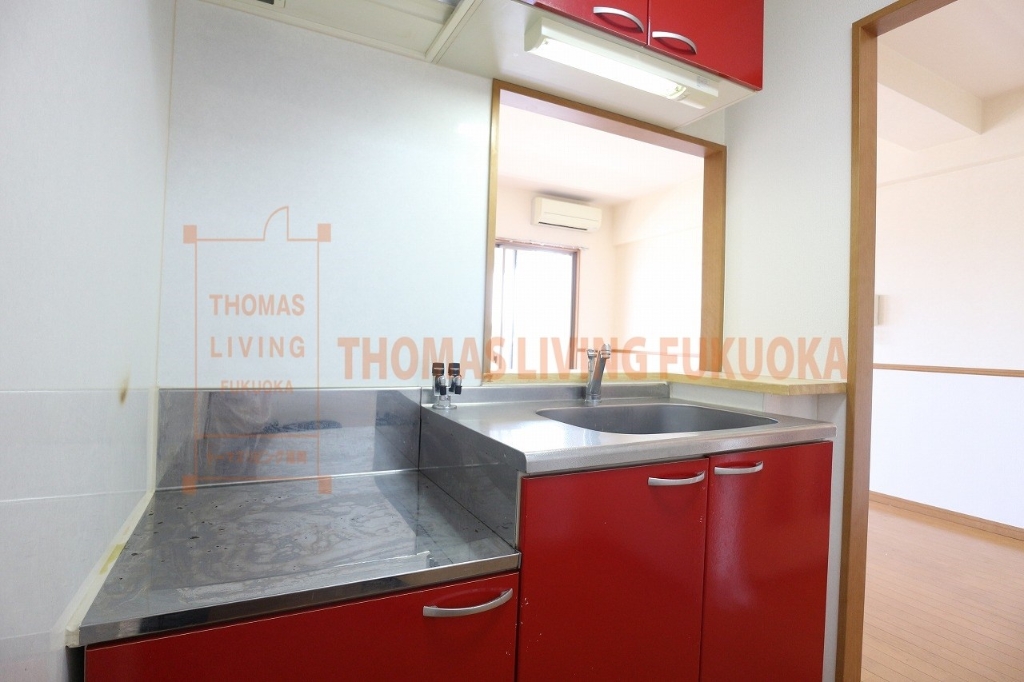 キッチン　2口コンロ設置可能です。