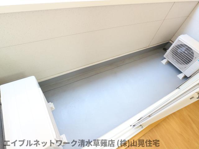 バルコニー　落ち着いた時間を過ごせるバルコニーです