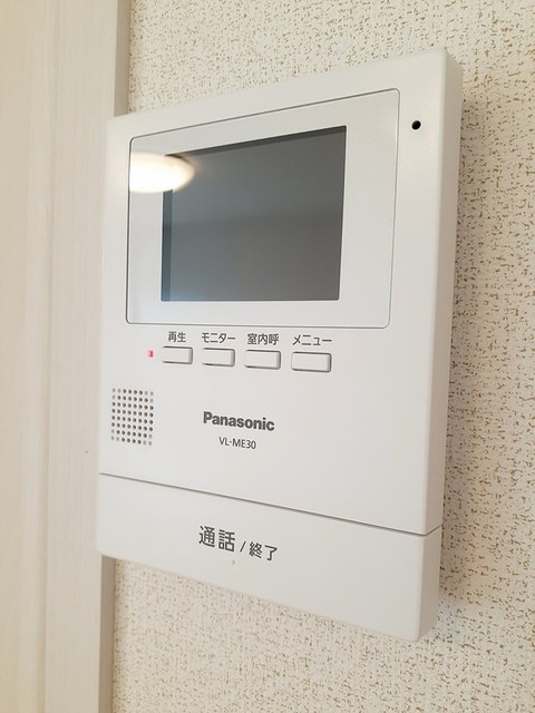 セキュリティ　来訪者の顔が確認できます