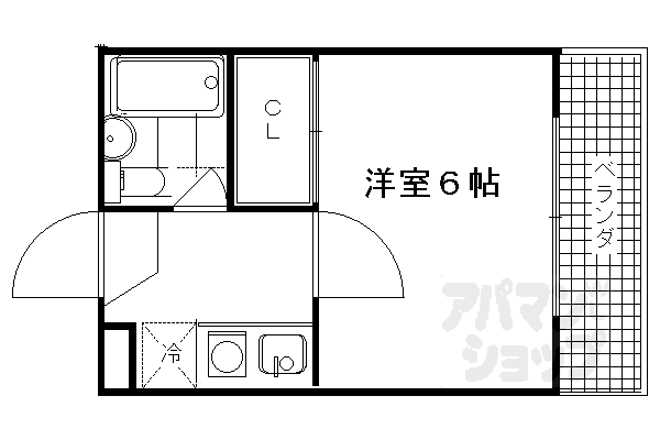 レオパレスナカイの間取り写真