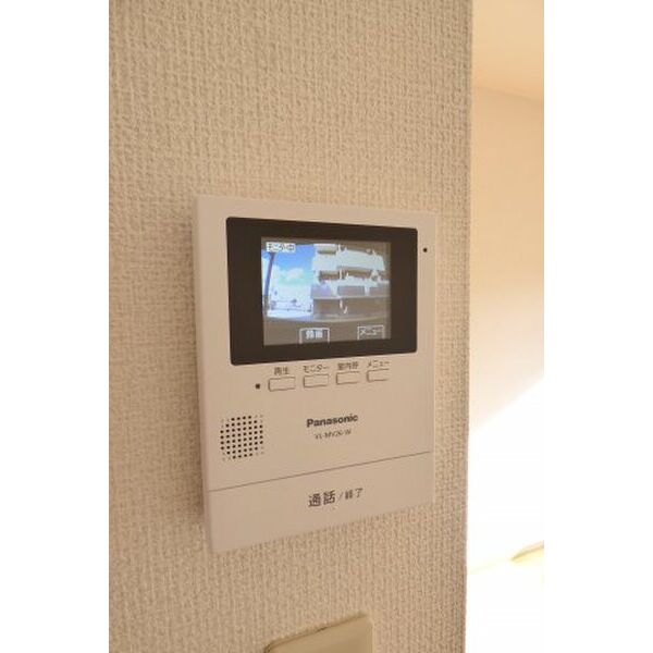 セキュリティ　録画機能付きTVモニターホン設置済