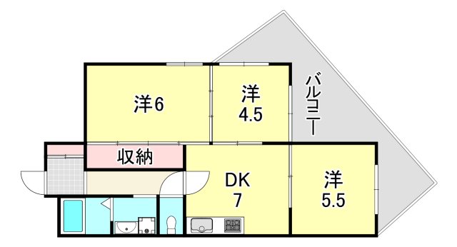 コムーネ本山の間取り写真