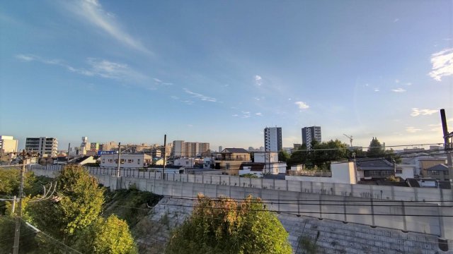 眺望　バルコニーからの眺望です