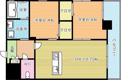 プレジデンス ざ京の間取り写真