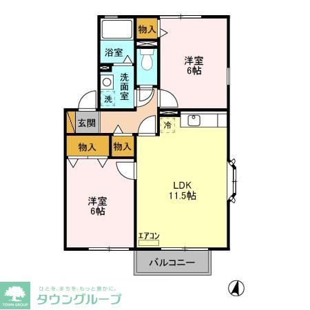 シャルマンコートの間取り写真