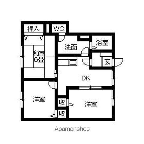 東武東上線 東松山駅 バス乗車時間：31分 最寄りバス停で下車 徒歩2分 2階建 新築の間取り写真