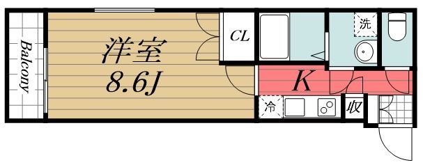 NAGINOBAの間取り写真