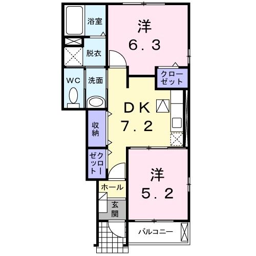 マーベラスビューDの間取り写真