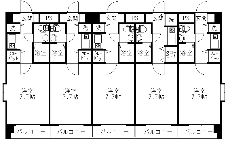 HONESTY高宮の間取り写真