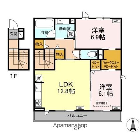 アトールテラス辻町の間取り写真