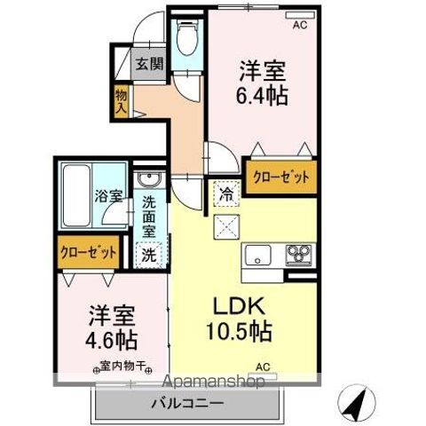 ヴェールIIの間取り写真
