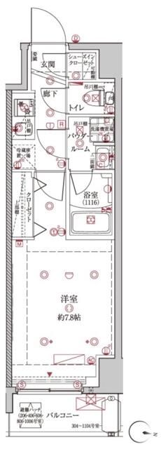 クレイシア板橋本町の間取り写真