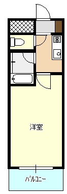 広島市安佐南区長束のマンションの間取り