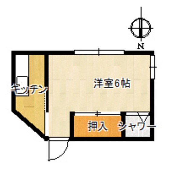 杉並区善福寺のアパートの間取り