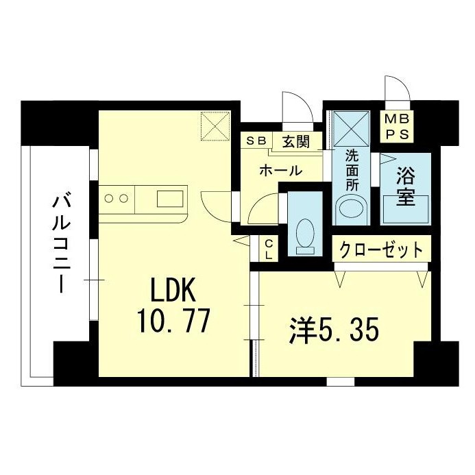 ロマージュ上通並木坂の間取り