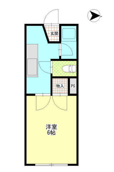 モンパレス三条第二１号館の間取り