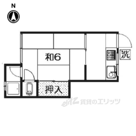 堤荘の間取り