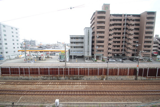 【広島市西区井口のマンションのバルコニー】