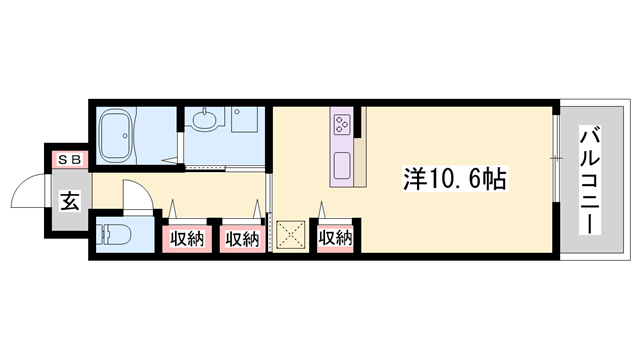 ポーシェガーデン2の間取り