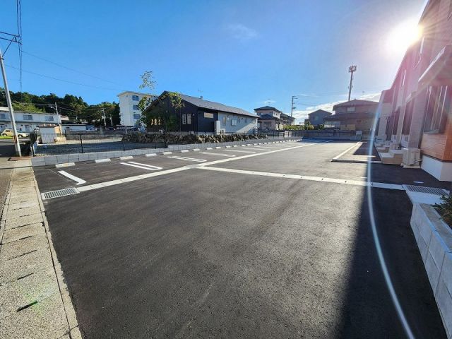 【柴田郡大河原町大谷のアパートの駐車場】