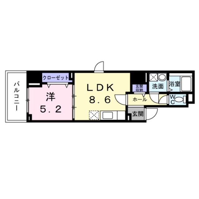 亀岡市亀岡駅北のマンションの間取り