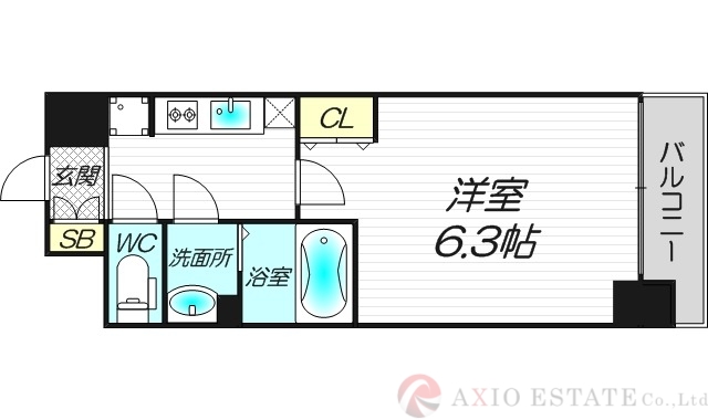 プレサンス淡路駅前の間取り