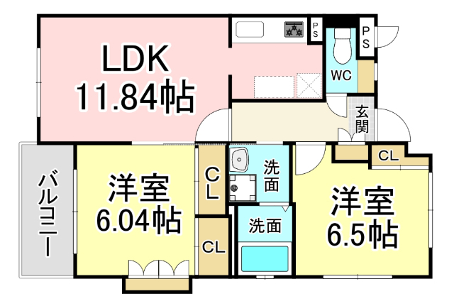 高峰ポロニアの間取り