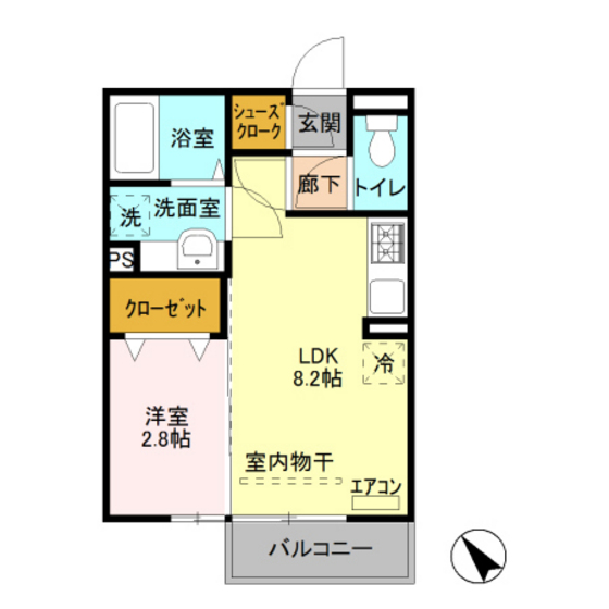 プレシャス上大島　IIの間取り