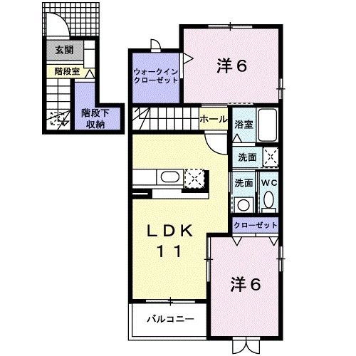 サンシャイン２１の間取り