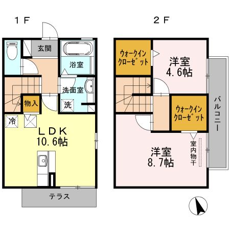 【Ｗｉｎｇ Ｓ IIの間取り】