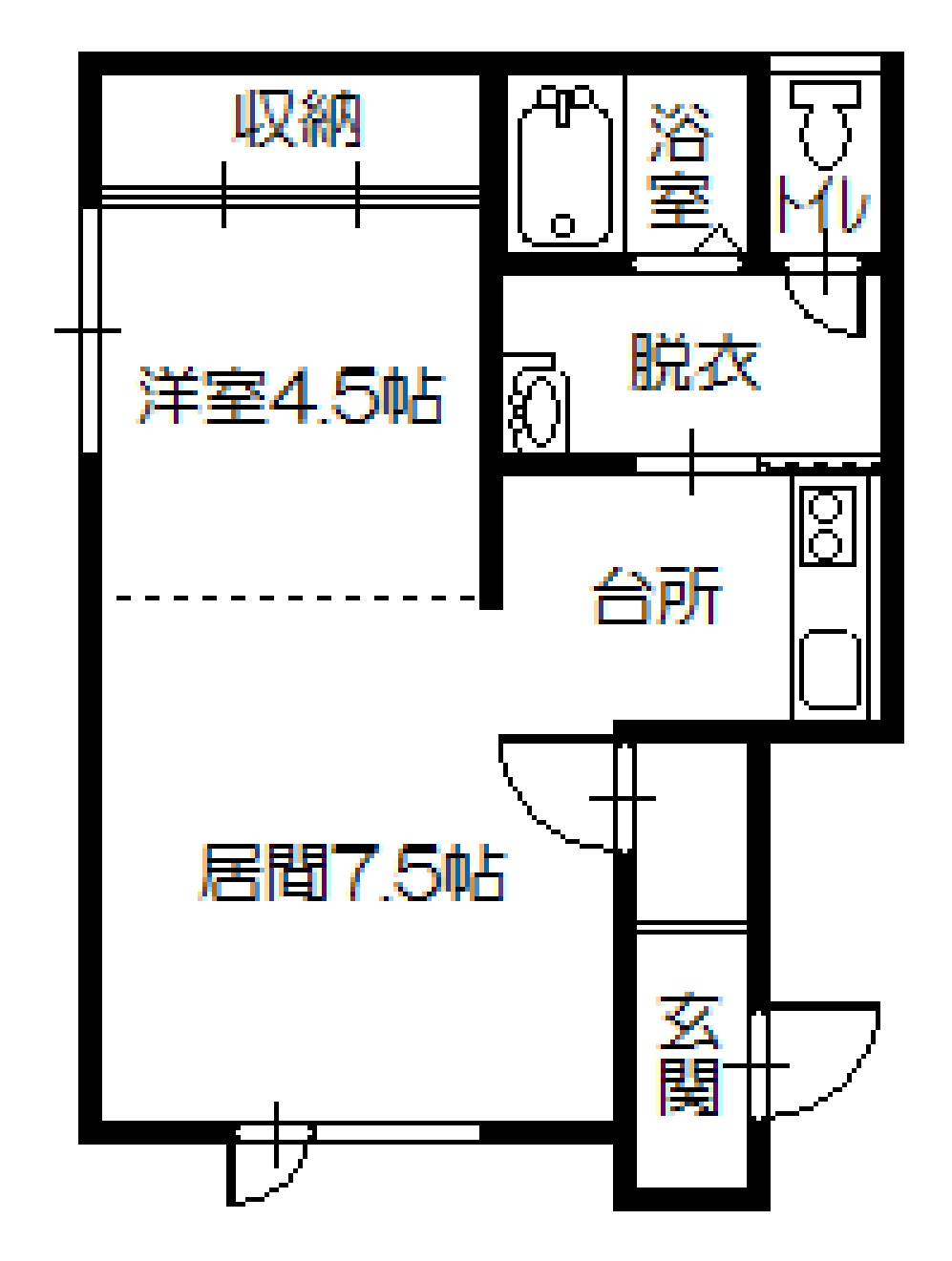 【アベニューコートの間取り】