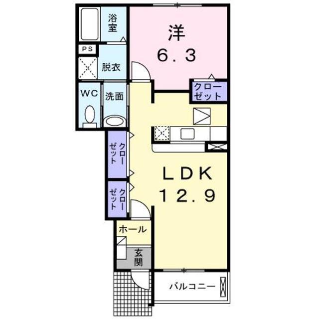 ガーデニア六番館の間取り