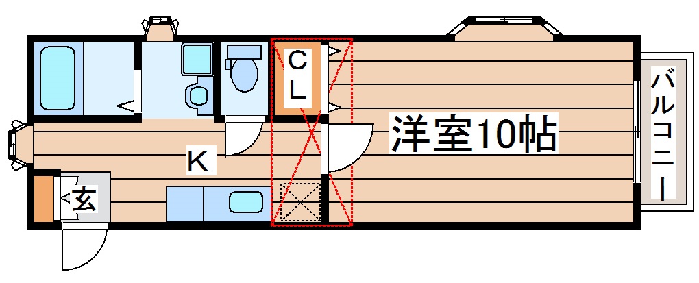 クレールエイワIIの間取り