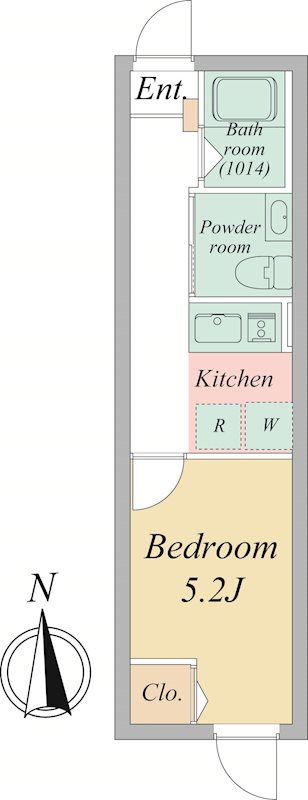 The Dorchester　αの間取り