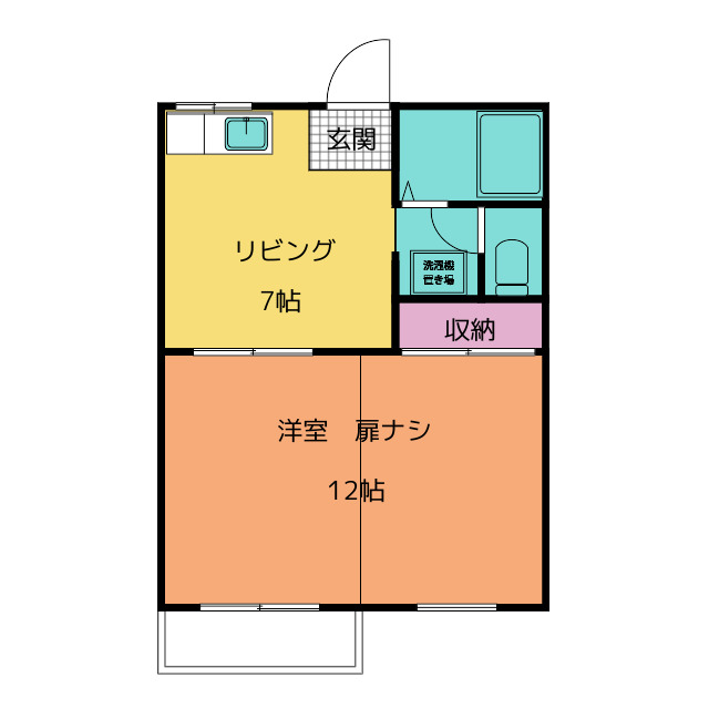 タウニーののがわの間取り