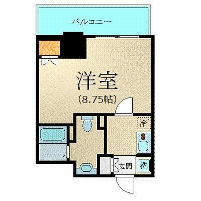 プラーズタワー東新宿ビルの間取り