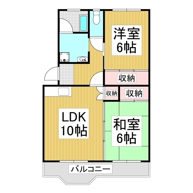 シティハイツみやざわＡ・Ｂの間取り