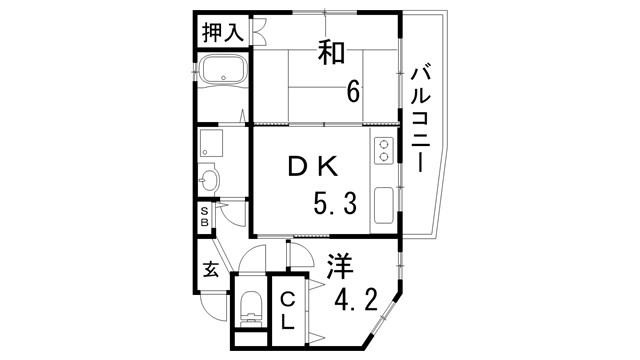 千歳苑IIの間取り