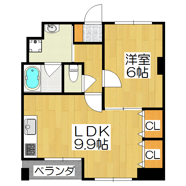 リエス西院の間取り