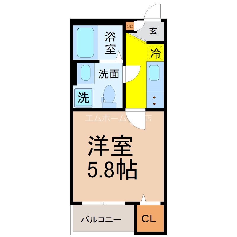 A-FLATの間取り