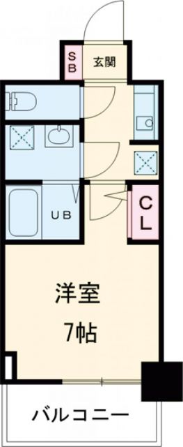 S-RESIDENCE堺市駅前の間取り