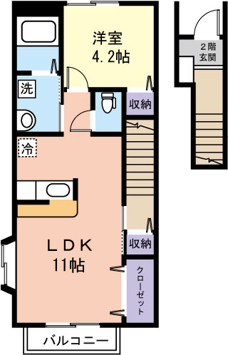 クローバーの間取り