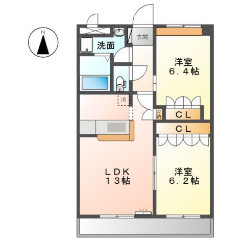 ル’セレスタの間取り